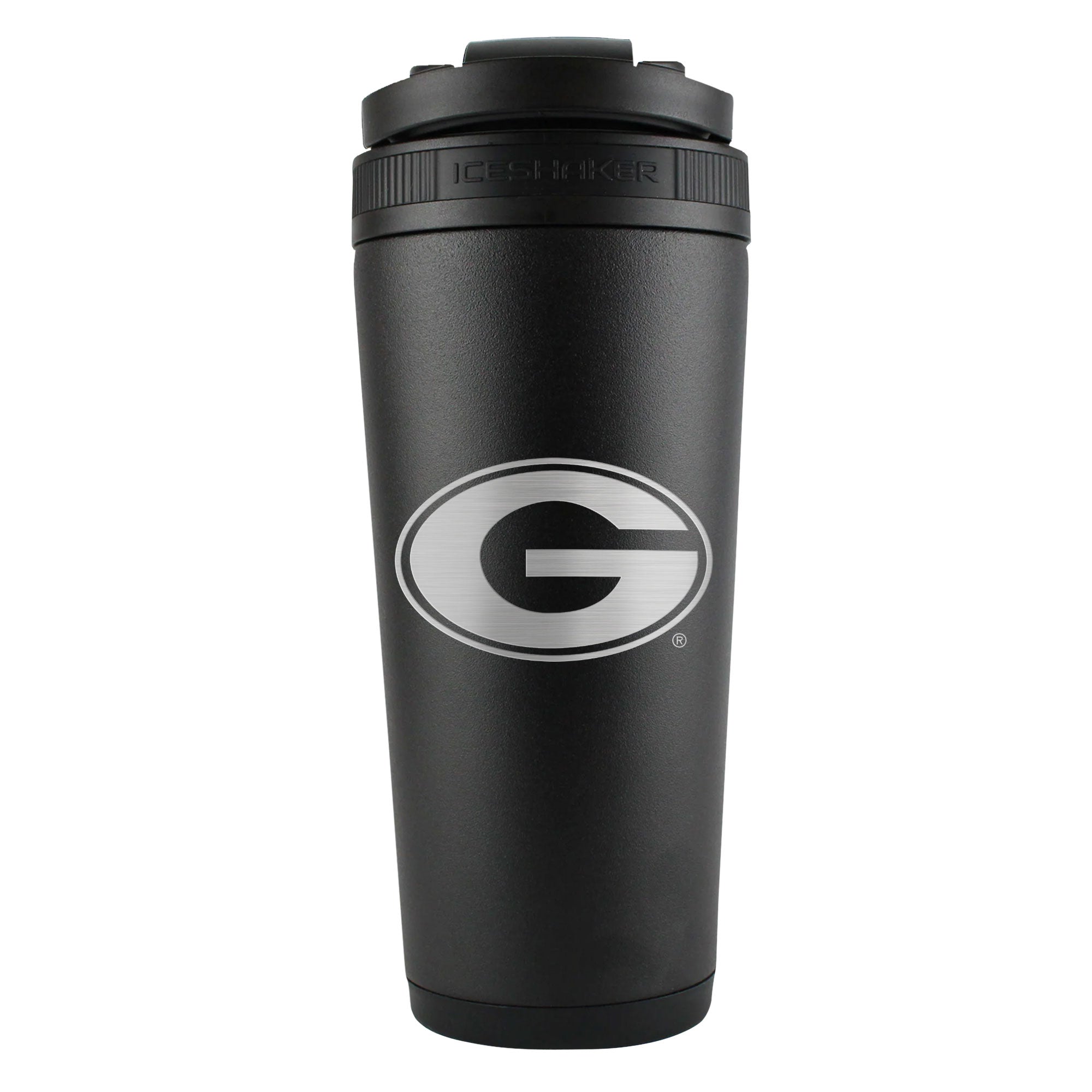 Officially Licensed University of Georgia 26oz Insulated Stainless Steel Water Bottle with Lid - Perfect for Gym, Workouts, Sports & Outdoor Activities - Black