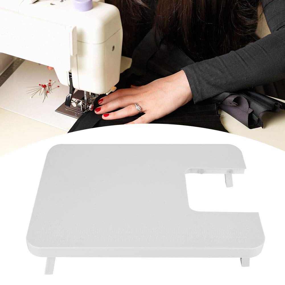 Mini Plastic Sewing Machine Extension Table - Compact Desktop Workspace for Quilting, Crafting & DIY Projects