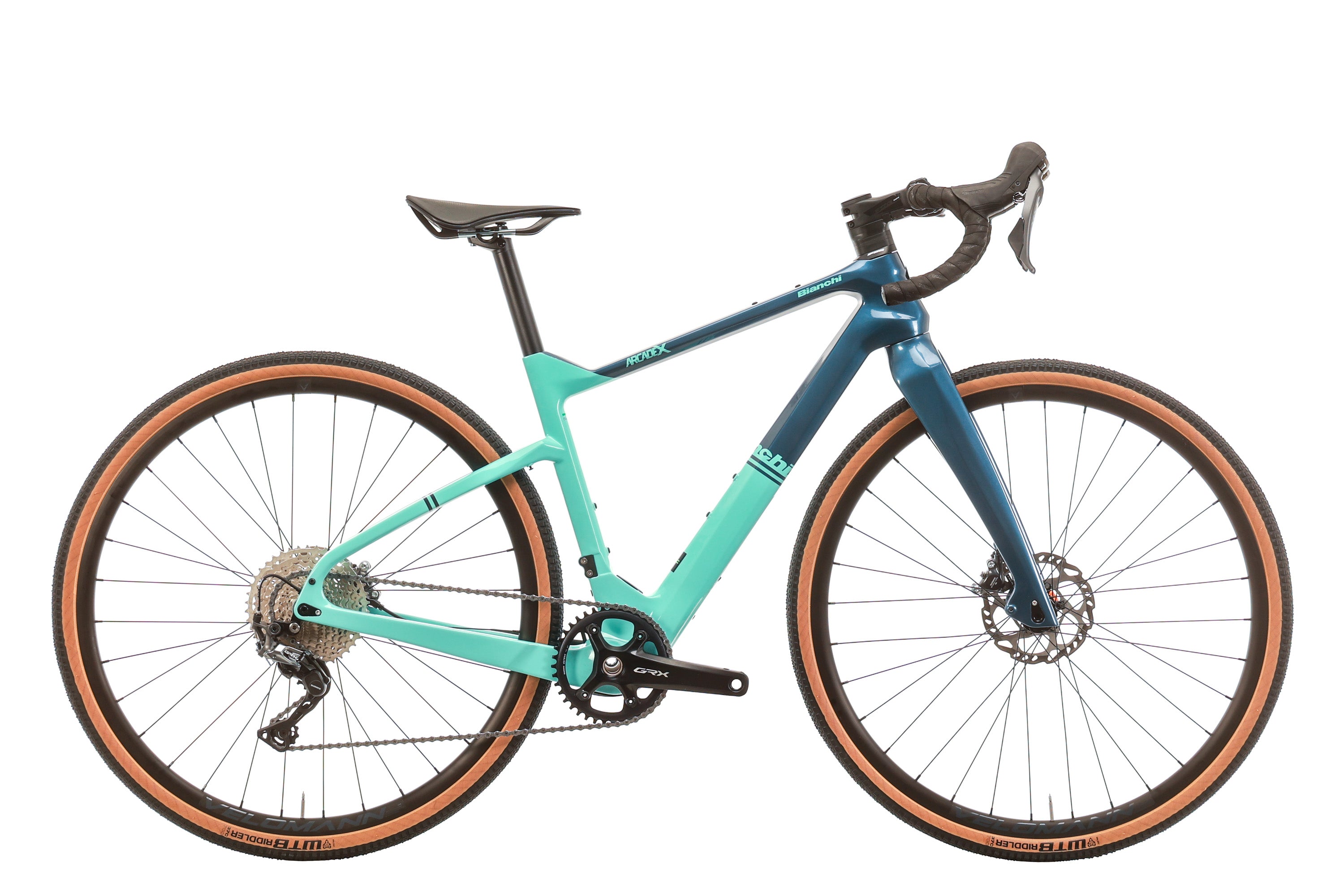 Bianchi Arcadex GRX810 Gravel Bike 2022 - X Small Size - Lightweight Carbon Frame for Off-Road & Adventure Cycling - Perfect for Trail Riding, Commuting & Long-Distance Tours