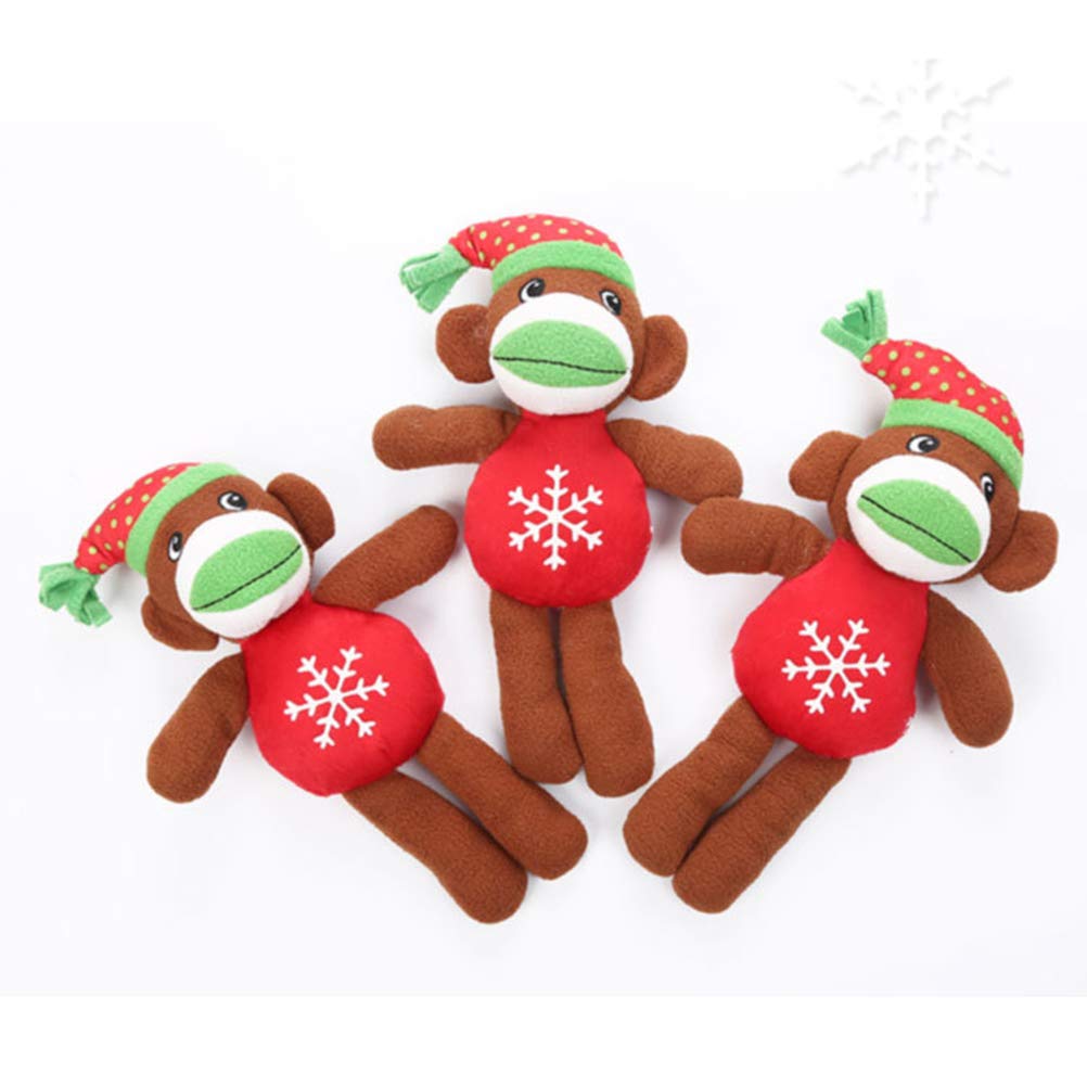 Durable Interactive Dog Toys with Squeaker - Plush Stuffed Chew Toys for Puppies & Adult Dogs - Perfect for Christmas Gifts, Training, and Playtime