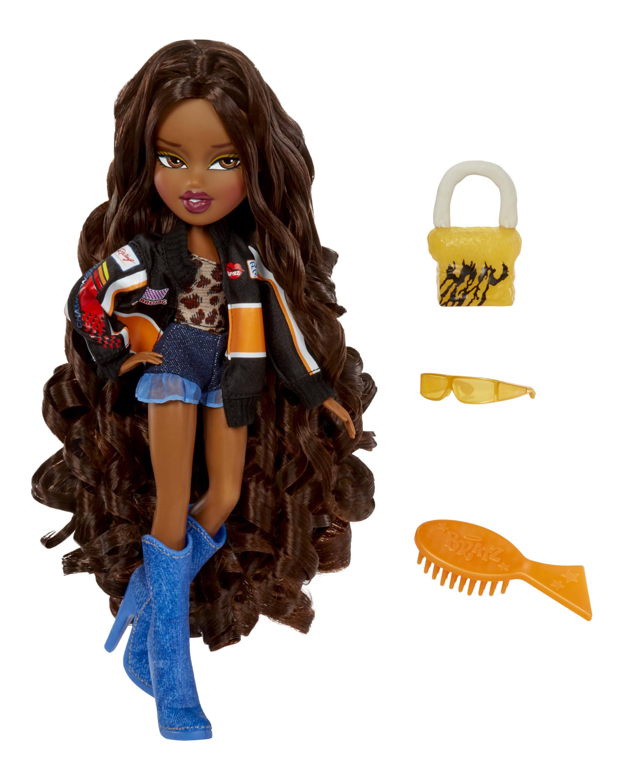 Bratz Goin’ Out! Sasha Fashion Doll with Outfit & Accessories – Perfect for Kids' Birthday Gifts, Collectibles & Role Play Fun