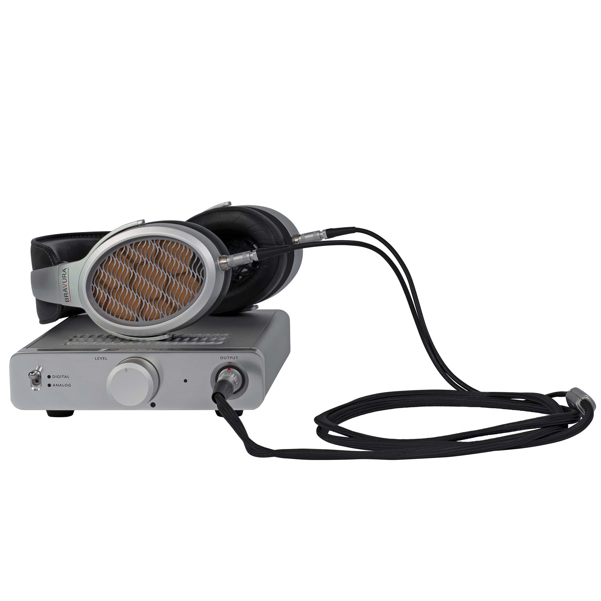 Warwick Acoustics BRAVURA Premium Electrostatic Headphones - High-Fidelity Audiophile Earspeaker System for Home Listening & Studio Monitoring