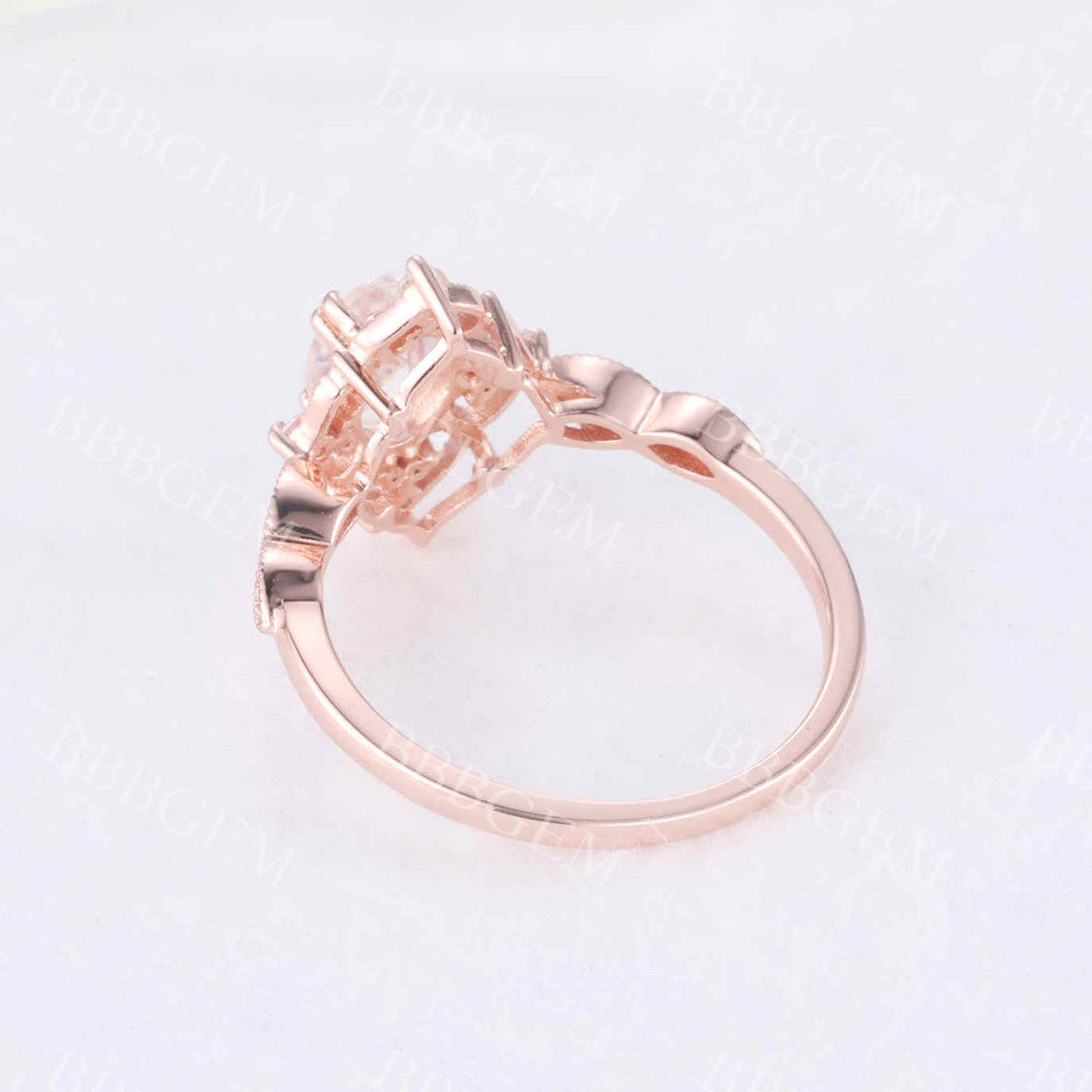 Antique Oval Cut Moonstone & Diamond Engagement Ring with Milgrain Filigree - Vintage Promise Ring for Women, Wedding Proposal, Anniversary Gift, Romantic Occasions