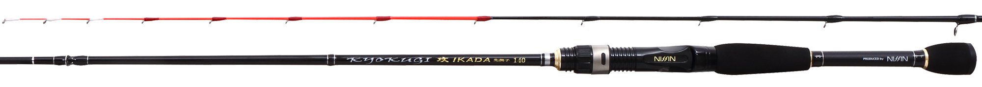 KYOKUGI SEME IAKADA Fast Action Fishing Rod (Stick Type 1.4m) - Perfect for Kayak Fishing & River Rafting Adventures