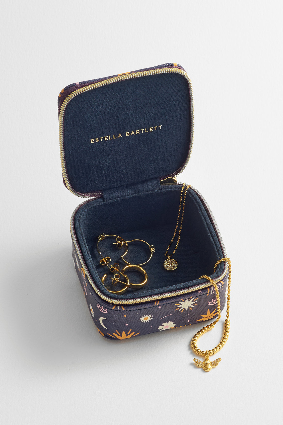 Elegant Tiny Square Jewelry Box for Rings, Earrings & Necklaces - Perfect for Gifts, Travel & Home Storage