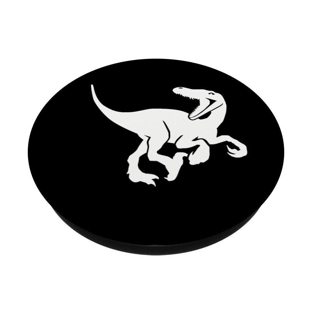 Velociraptor Dinosaur PopSockets PopGrip - Swappable Phone Grip for iPhone, Samsung & Tablets | Secure Hold for Gaming, Photos & Everyday Use