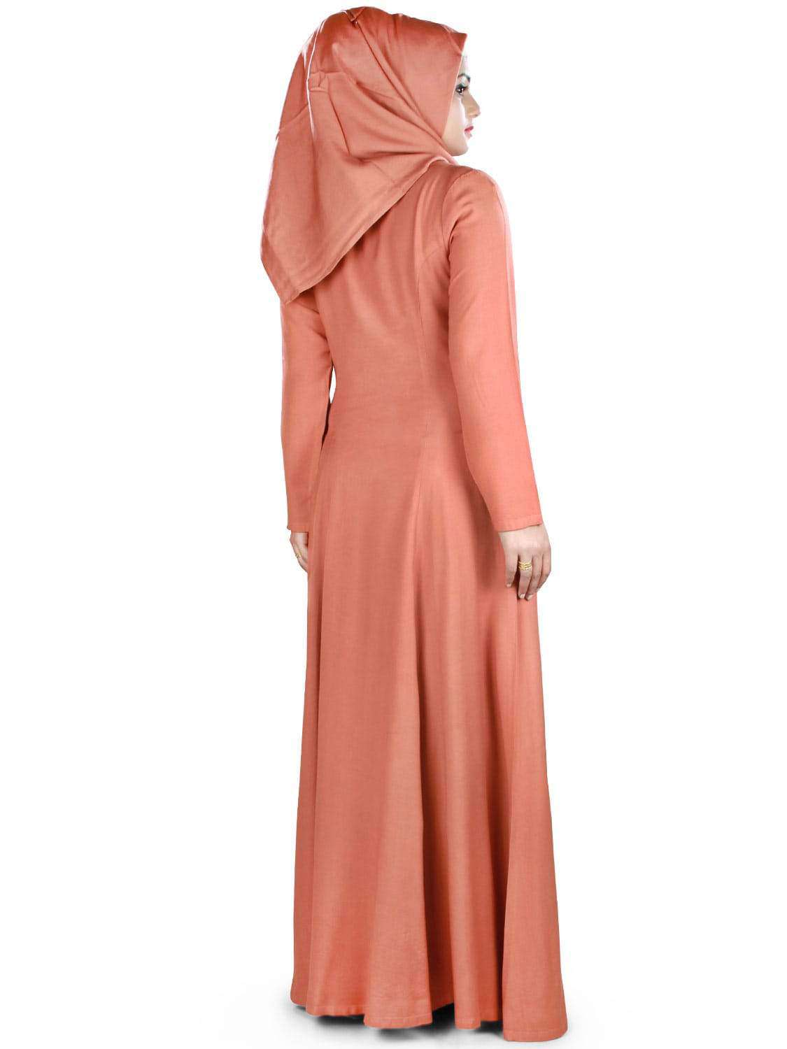 Elegant Hadil Abaya for Women - Modest Muslim Prayer Dress - Perfect for Prayer, Mosque, and Special Occasions