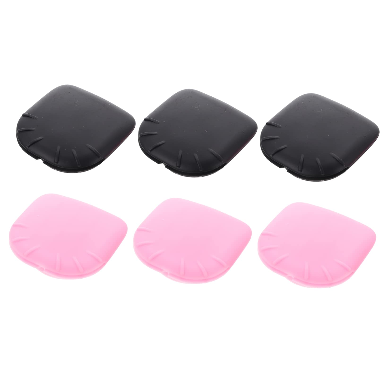 Minkissy 6pcs Silicone Makeup Brush Covers - Travel & Anti-Lost for Makeup Brushes