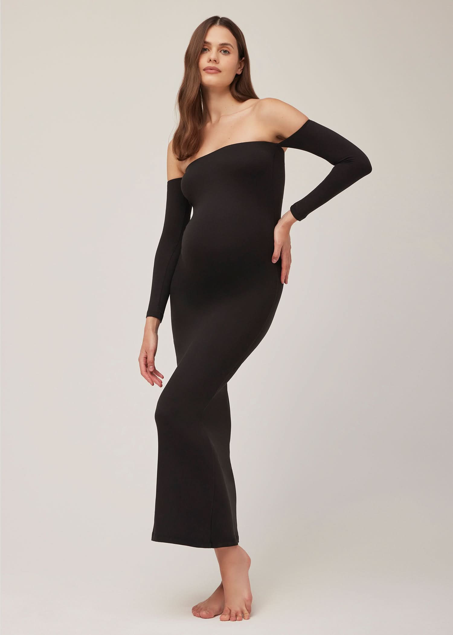 Angelina Maternity Dress for Pregnancy - Comfortable & Stylish Nursing Dress for Women | Perfect for Baby Showers, Nursing, and Everyday Wear