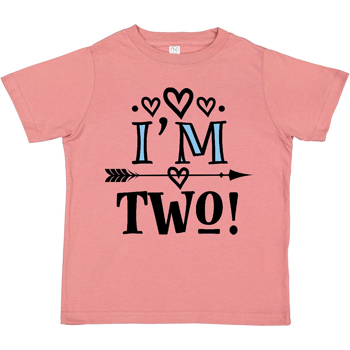 Inktastic 2nd Birthday Arrow Toddler T-Shirt - Cute 2 Year Old Boy Girl Outfit for Birthday Party & Photo Shoot