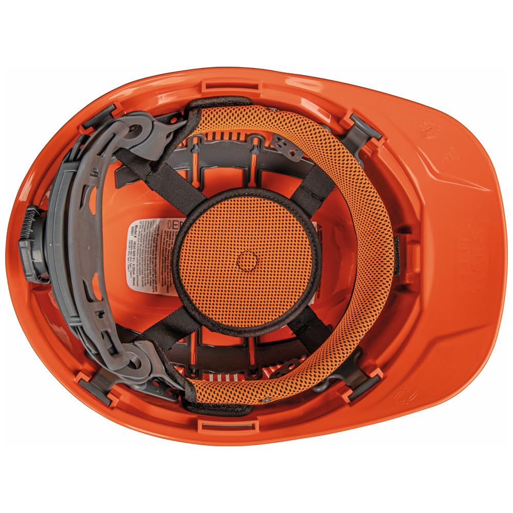 Klein Tools KHHSPN Hard Hat Suspension Replacement - Adjustable Ratchet Knob & Pivot for Construction Safety Helmets | Perfect for Construction Workers, Electricians & Industrial Safety Gear