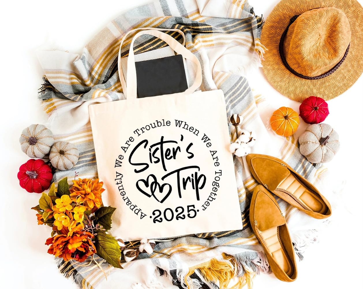 Stylish Canvas Tote Bag for Women - Eco-Friendly Grocery Shopping Bag, Durable Work & Travel Shoulder Bag - Perfect Gift for Girlfriend, Sister & Friends - Ideal for Daily Commute, Beach Trips & Office Use