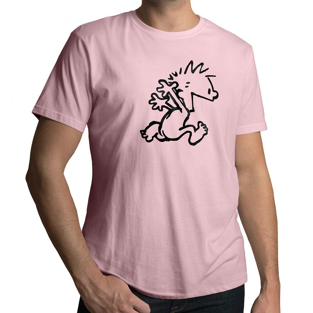 Funny Running Naked Humorous Cool T-Shirt for Men & Women - Unisex Graphic Tee (T-0065) | Perfect for Gym, Jogging, and Casual Wear