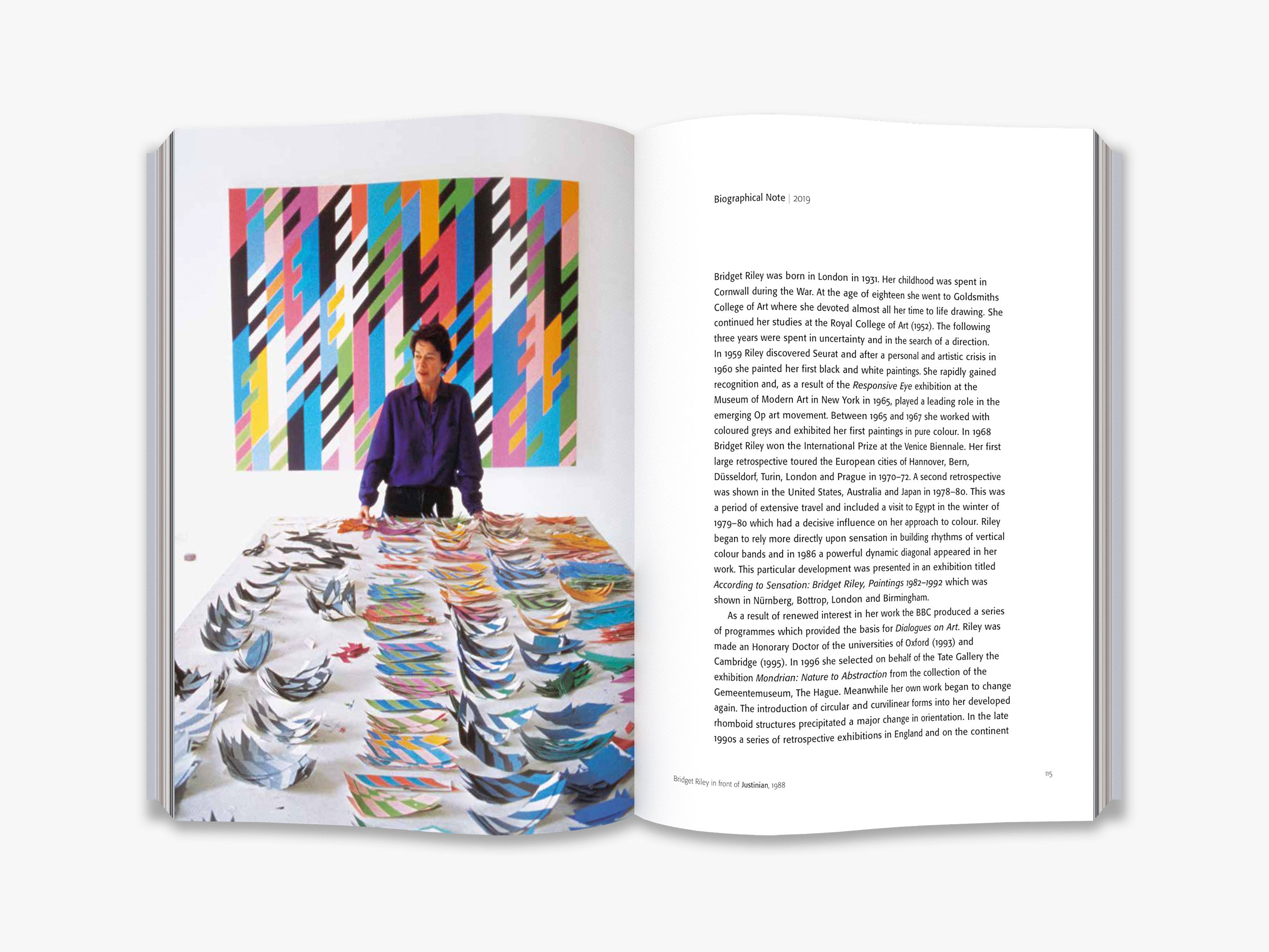 Bridget Riley: Dialogues on Art - Abstract Op Art Book for Collectors & Enthusiasts | Perfect for Home Decor, Art Studies & Gift Giving