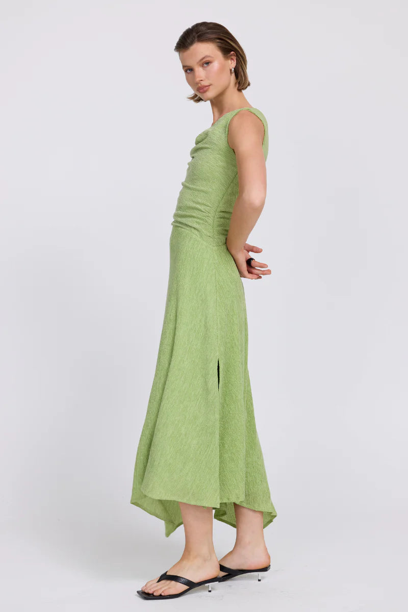 Aperitivo Dress in Pistachio Green - Elegant Women's Cocktail Dress for Parties, Weddings & Special Occasions