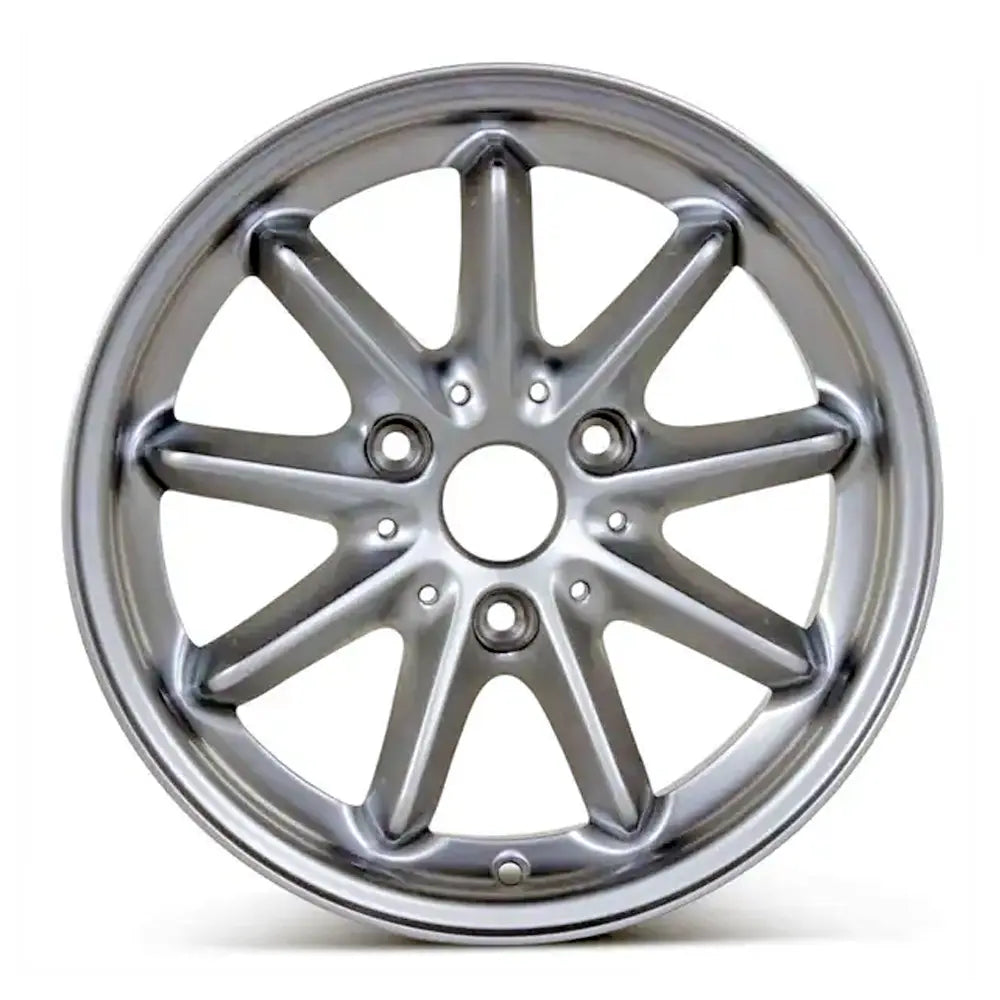 15 Inch Silver Replica Rim for Smart ForTwo Rear Wheel Replacement - Perfect for Car Upgrades & Customization