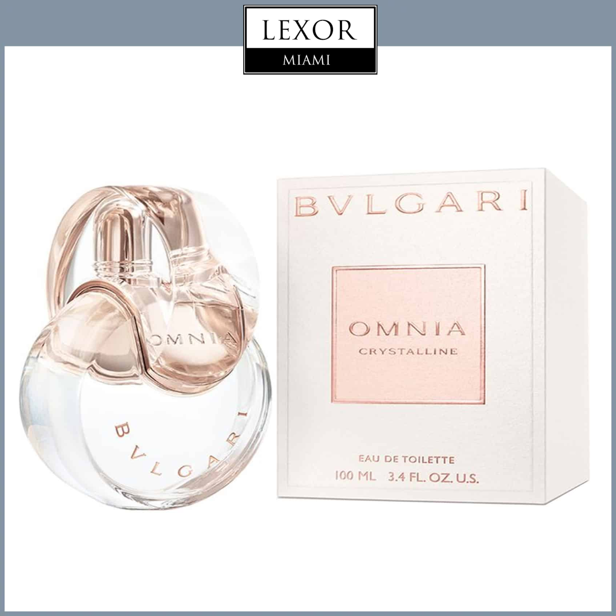 Bvlgari Omnia Crystalline 3.4 oz Eau de Toilette Spray for Women - Floral Fresh Fragrance | Daytime Wear, Office & Special Occasions