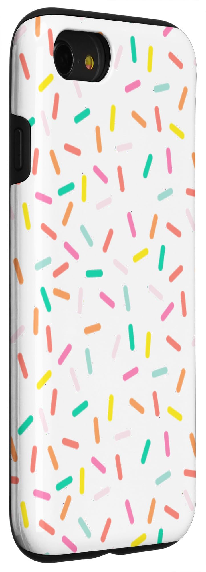 Colorful Ice Cream Donut Sprinkles Phone Case for iPhone SE (2020) / 7 / 8 - Cute Protective Cover for Everyday Use, School & Work