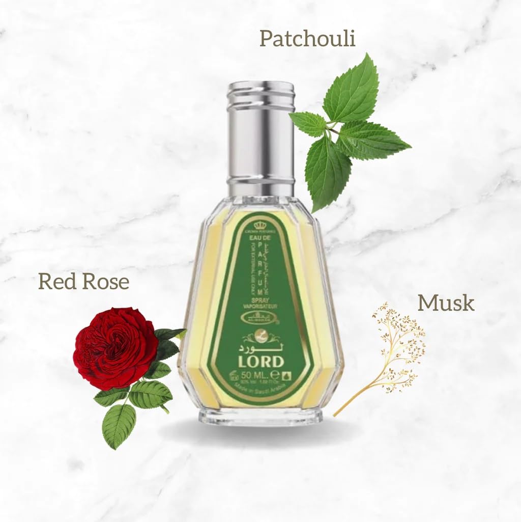 Lord Fresh Eau De Parfum for Men & Women - 50ml Unisex Perfume by Crown Perfumes | Long-Lasting Fragrance for Date Night, Office & Special Occasions