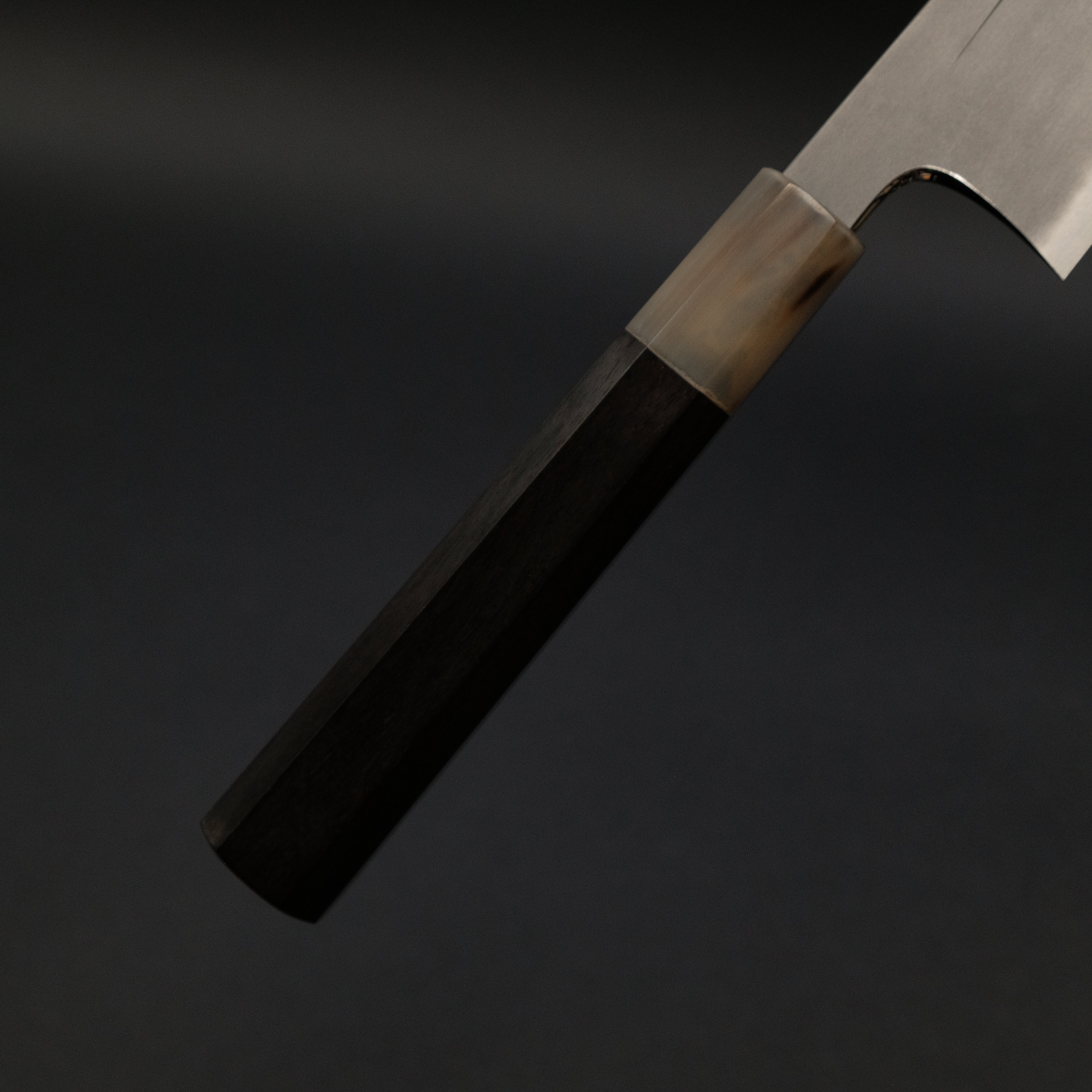 Hitohira Tanaka Yohei Blue #1 Kasumi Gyuto 210mm Japanese Chef Knife with Ebony Wood Handle - Perfect for Sushi, Meat Cutting & Professional Kitchen Use