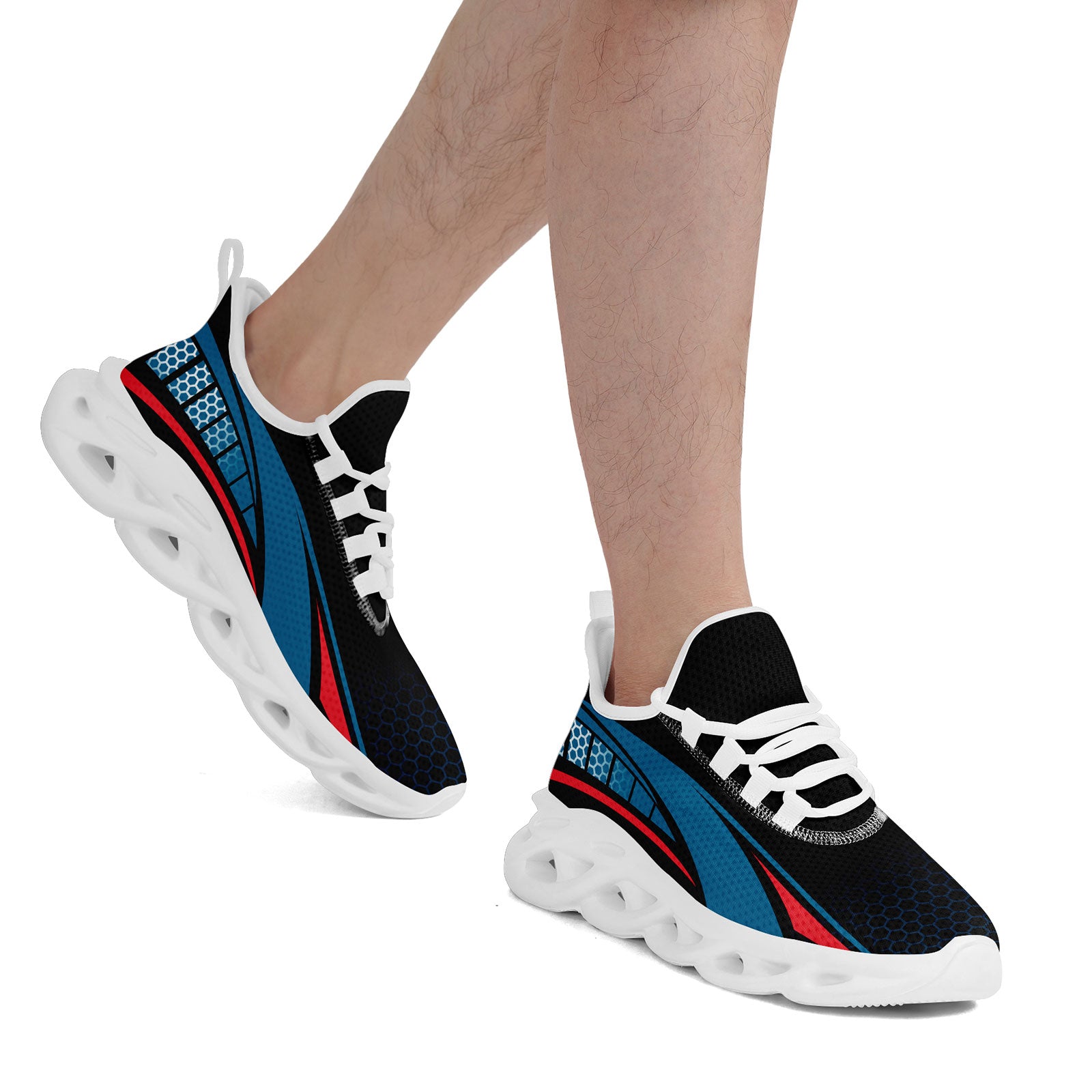 Custom Maxsoul Personalized Sneakers for Men & Women - Lightweight Comfortable Walking Shoes FN003 E025022 (Size 16) - Perfect for Running, Gym Workouts & Casual Wear
