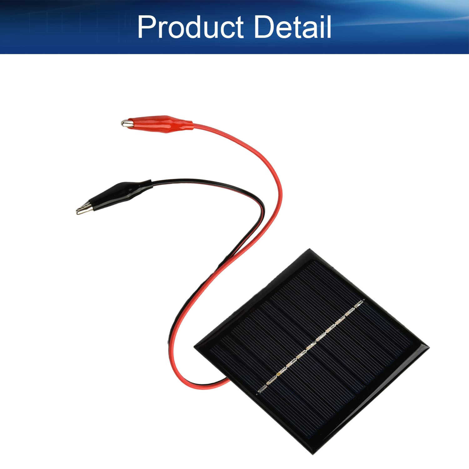 5.5V 1W Mini Solar Panel - Polycrystalline Solar Cell for DIY Projects, Light Electric Toys & Solar Chargers (95x95mm) - Perfect for Outdoor, Science Experiments & Renewable Energy Education