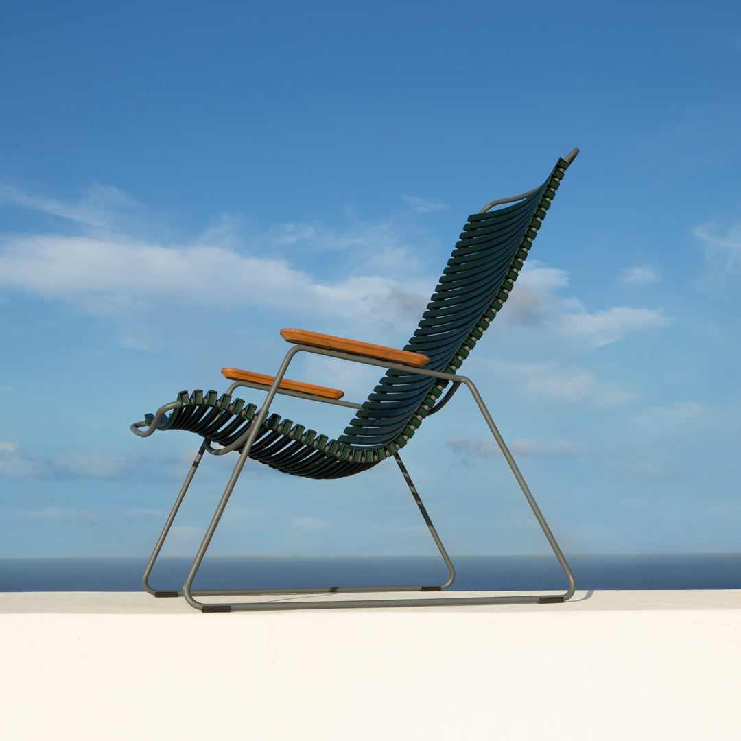 Click Outdoor Lounge Chair - Waterproof & Durable Patio Furniture for Poolside, Garden, and Backyard Relaxation