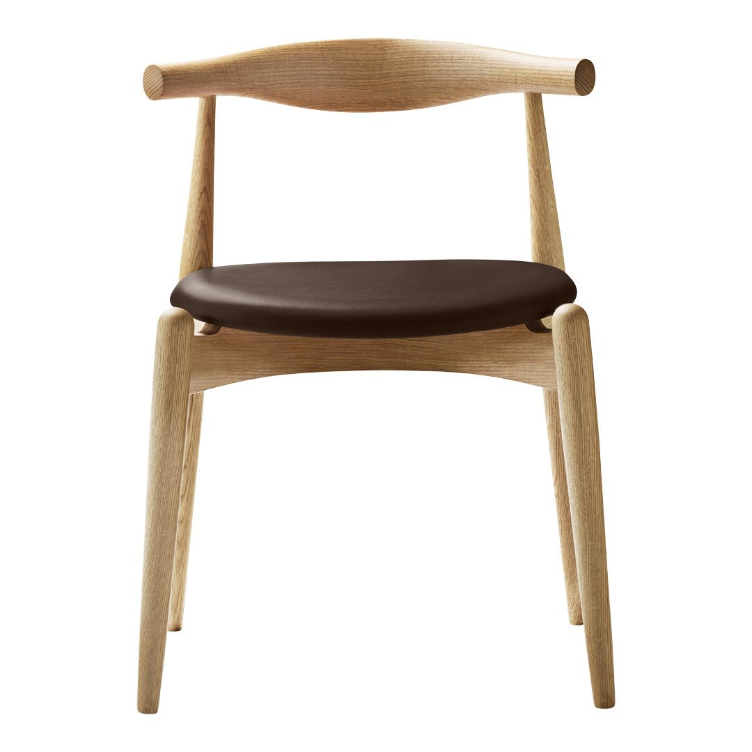 CH20 Elbow Chair - Solid Wood Modern Accent Chair for Living Room, Bedroom, or Office - Comfortable & Stylish Seating for Relaxing, Reading, or Working