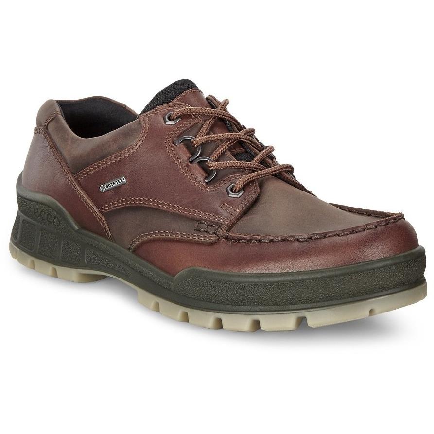 ECCO TRACK 25 Men's Bison Leather Hiking Shoes - Durable Outdoor Boots for Trail Running & Mountain Climbing