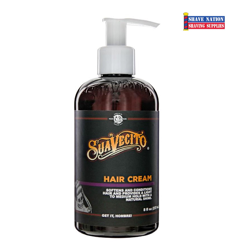 Suavecito Premium Hair Cream for Men - Strong Hold & Shine - Styling Pomade for All Hair Types - Perfect for Daily Use, Special Occasions & Professional Styling