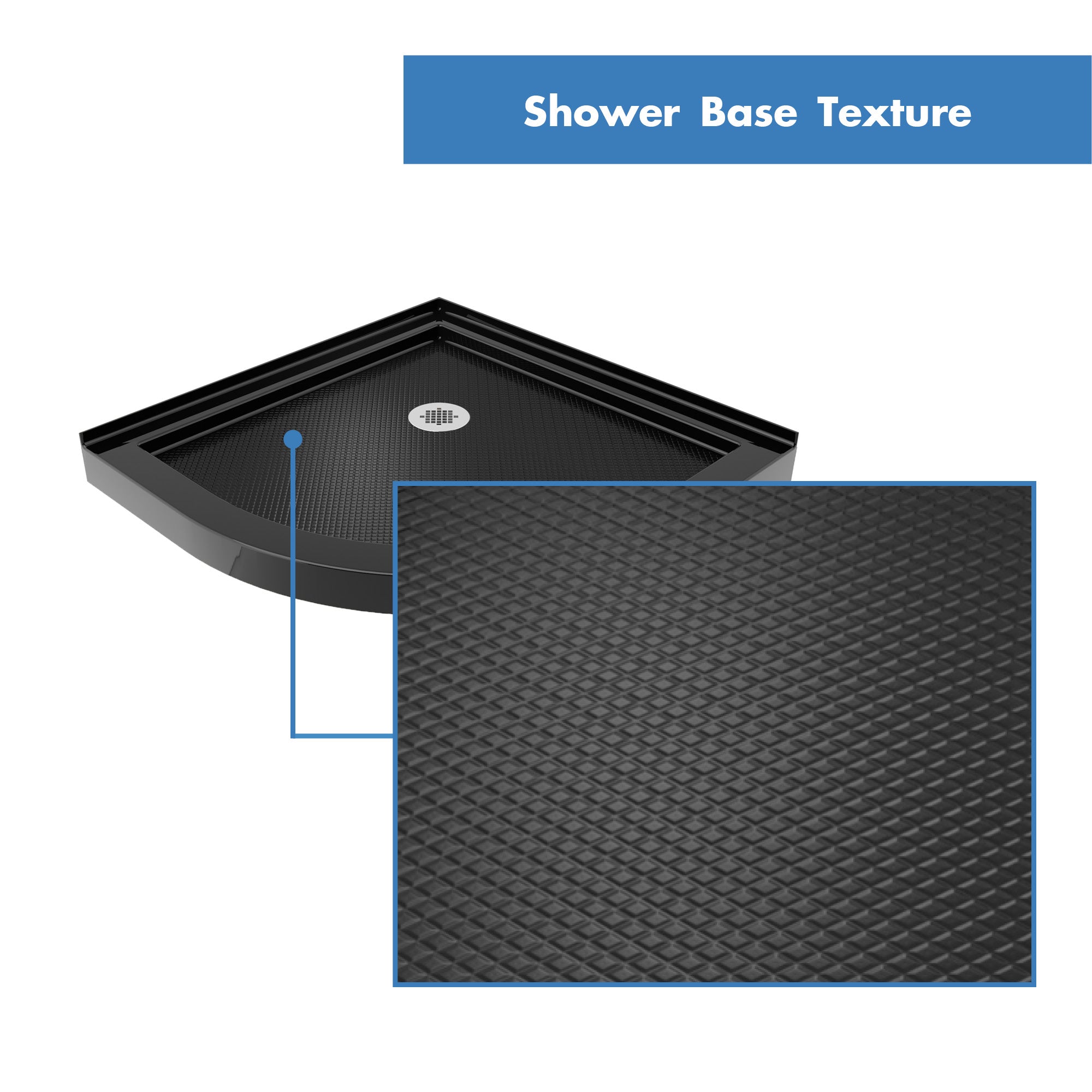 DreamLine Prime 38x38x74.75 Inch Corner Sliding Shower Enclosure with SlimLine Shower Base Kit - Clear Glass - Perfect for Small Bathrooms and Space-Saving Bathroom Remodels