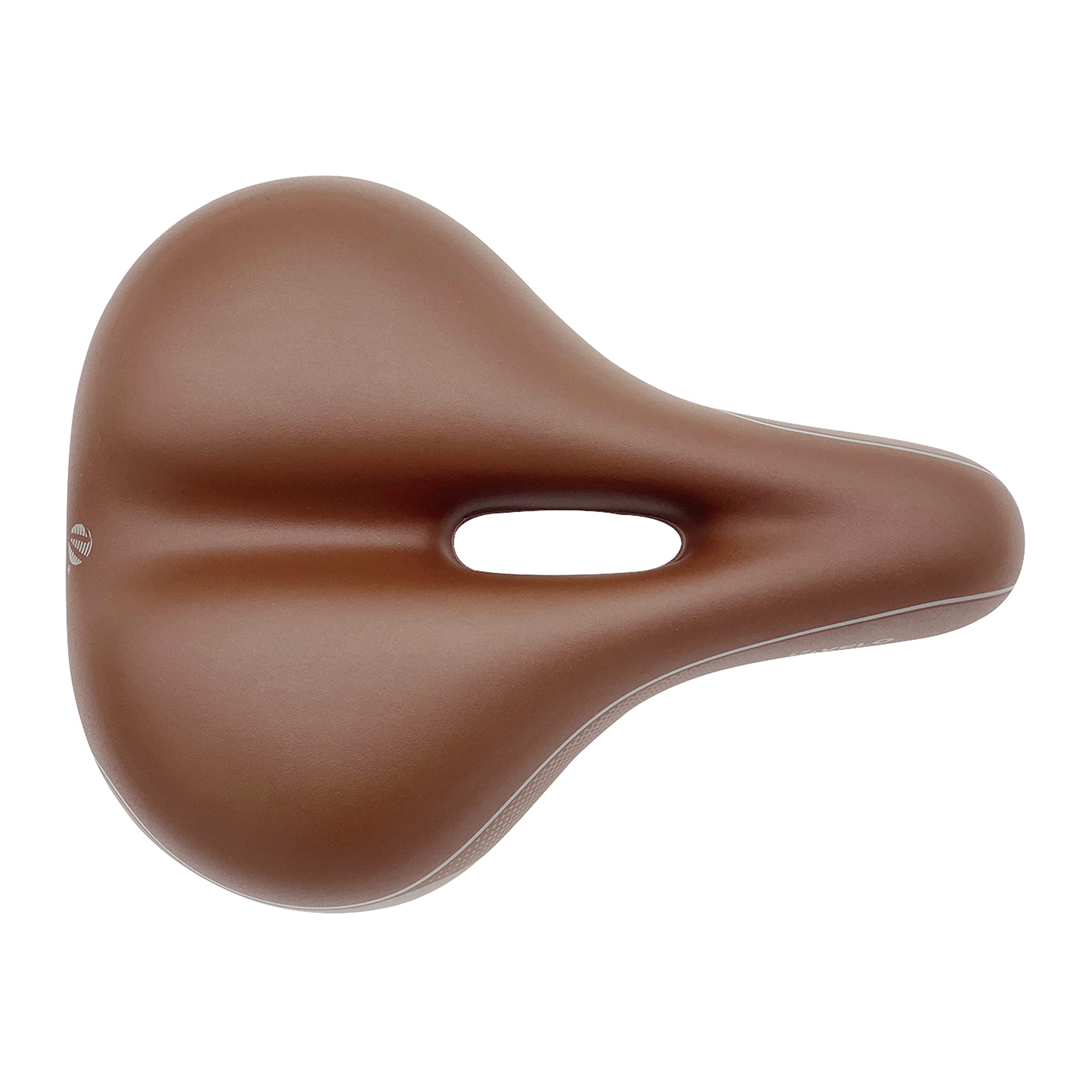 Voam VL-6103E Comfortable Brown Bicycle Saddle - Ergonomic Bike Seat for Road, Mountain & Commuter Bikes - Perfect for Cycling, Exercise & Outdoor Adventures
