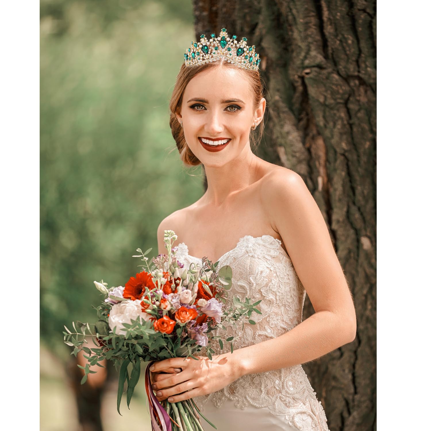 Gold Birthday Crowns & Tiaras for Women - Elegant Princess Queen Crown & Sash Set - Birthday Party Accessories & Favors - Perfect for Bachelorette Parties, Birthday Celebrations & Special Events