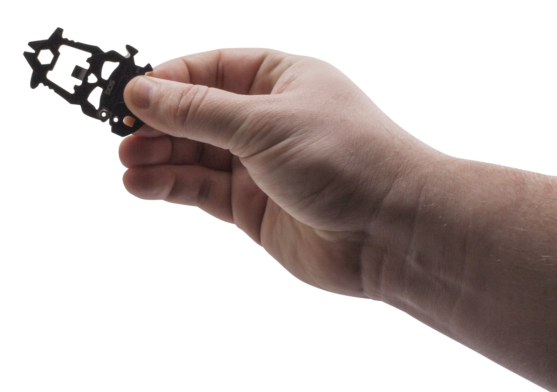 SOG MACV Everyday Carry Compact Steel Keychain Multi-Tool - 12-in-1 Portable EDC Tool with Bottle Opener & Screwdrivers (Hardcased Black) | Perfect for Camping, Hiking, Survival Kits & Emergency Preparedness