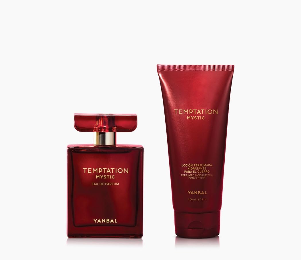 Yanbal Temptation Mystic Eau de Parfum Set with Body Lotion - Women's Fragrance Gift Set for Date Night & Special Occasions