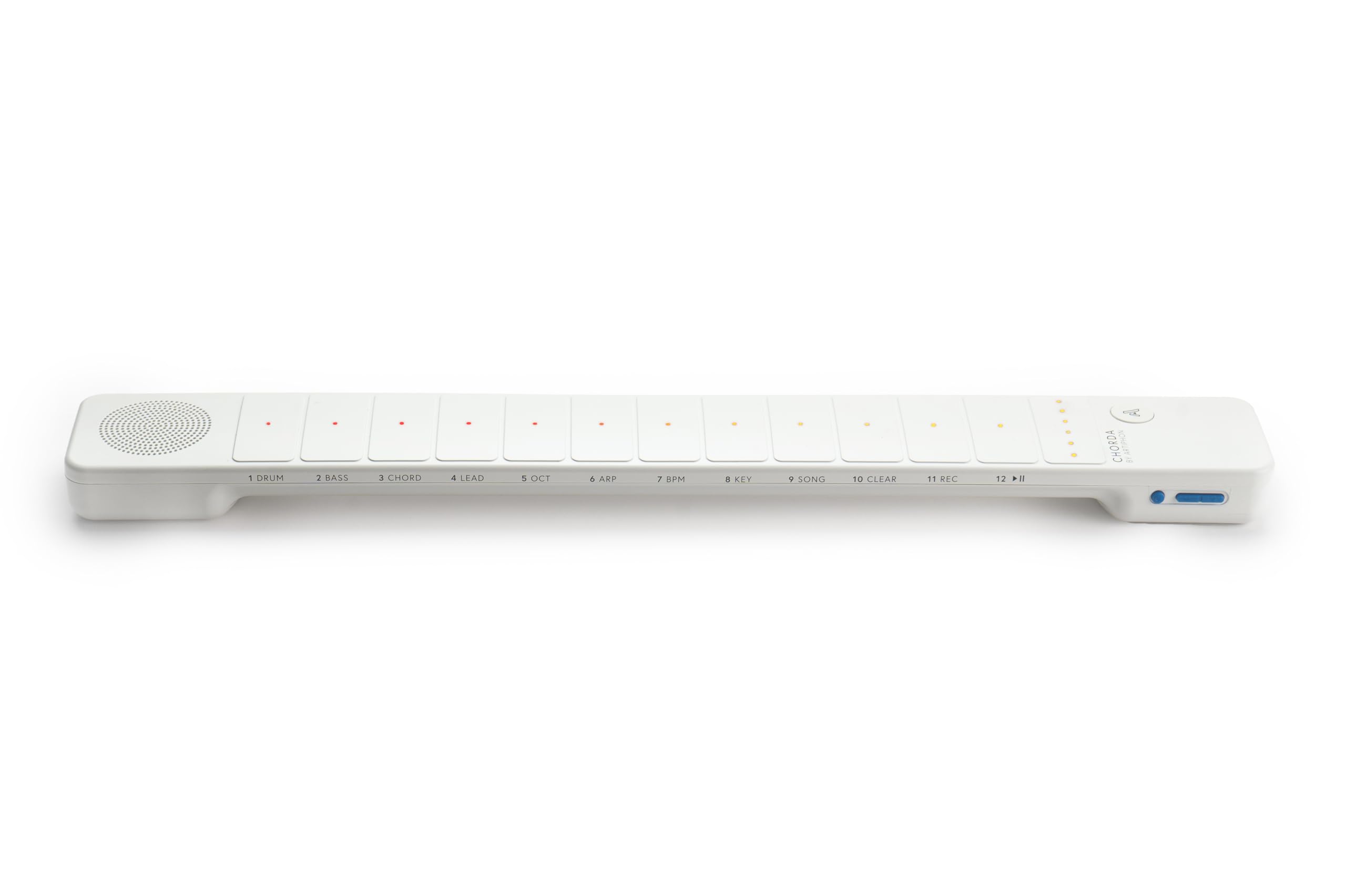Artiphon Chorda Smart MIDI Controller - Multi-Instrument Synth & Looper for Music Production | Strumable Bridge, One-Finger Chords, 4 Playing Modes | Perfect for Studio Recording, Live Performance & Songwriting (White)
