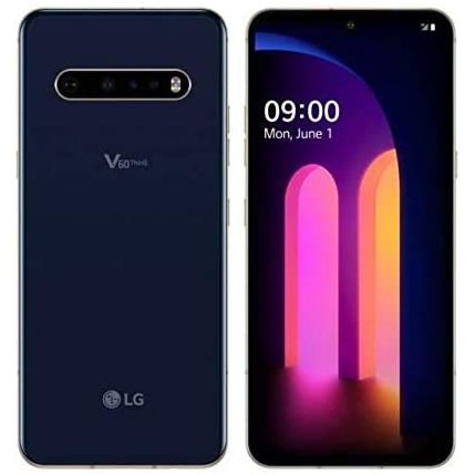 LG V60 ThinQ 5G Unlocked Smartphone - 128GB Storage, Classy Blue Color | Fast 5G Connectivity, Dual Screen Compatible | Perfect for Streaming, Gaming & Productivity
