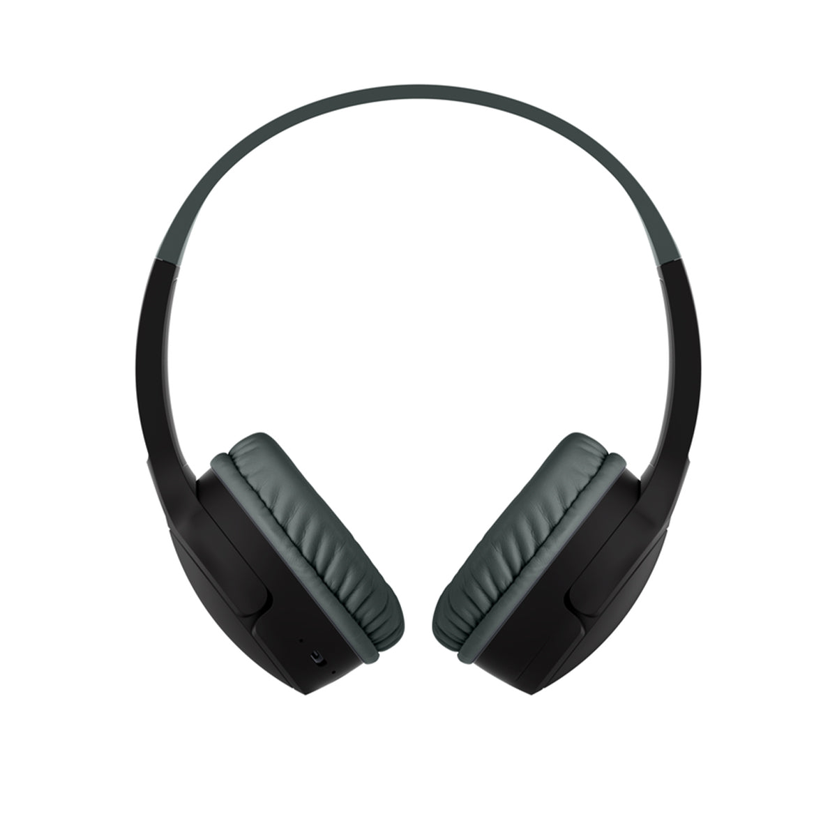 Belkin SoundForm Mini Kids Wireless Headphones - Bluetooth Headset for Children, Comfortable & Safe Earphones with Volume Limiter - Perfect for Online Classes, Travel & Home Learning (Black)