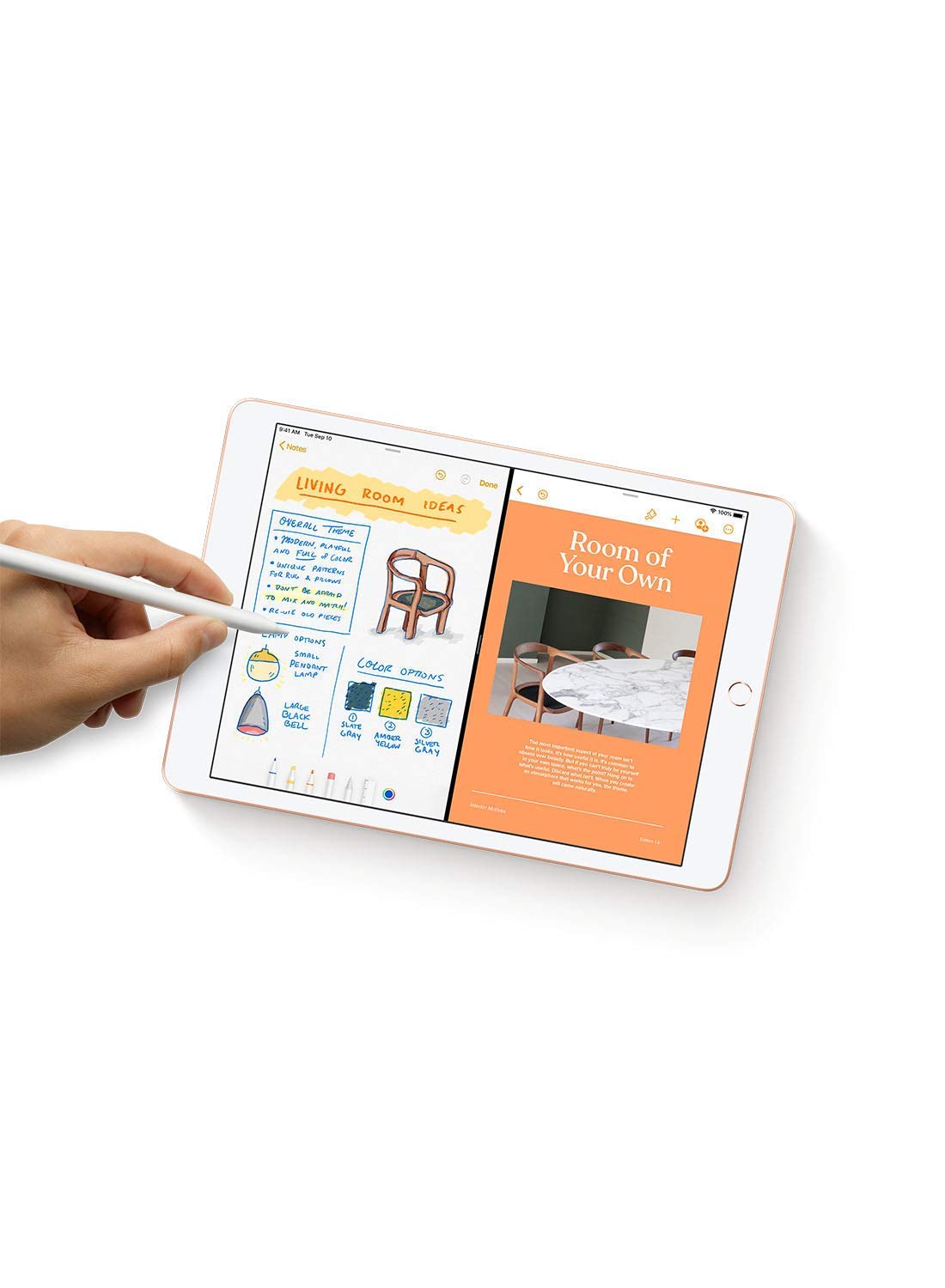 Apple iPad 7th Generation 32GB WiFi + Cellular Gold (Renewed Premium) - Perfect for Work, School & Entertainment On-The-Go