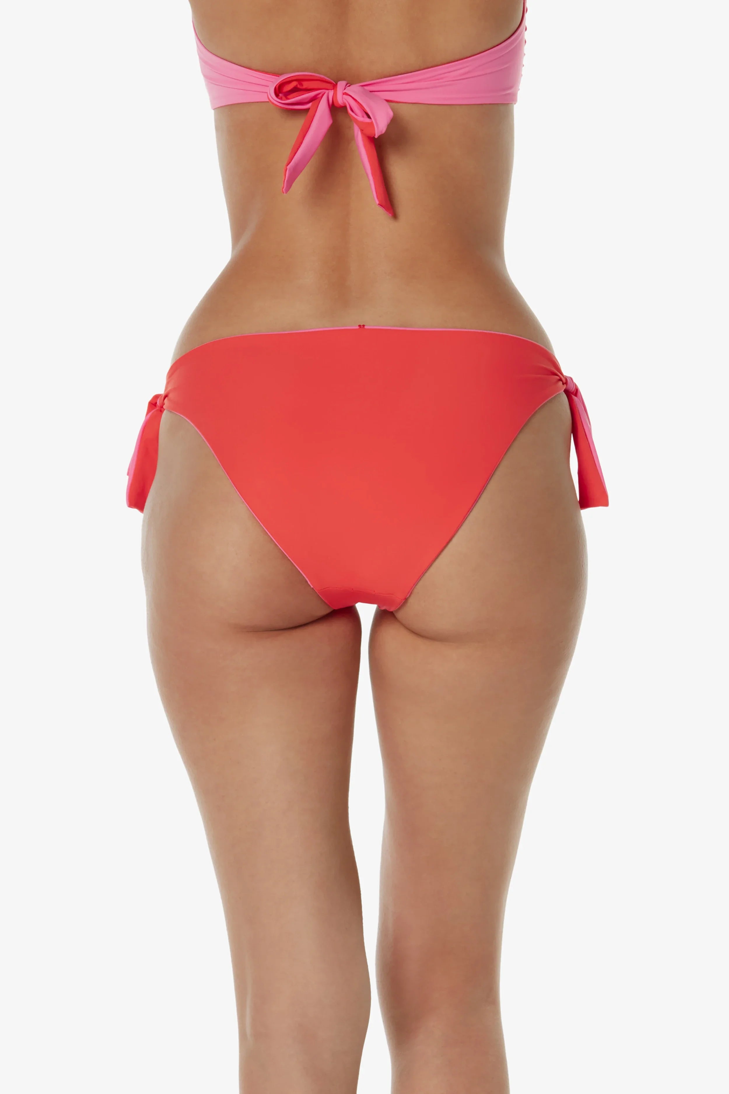 Reversible Tie Hipster Panties - Soft Cotton Underwear for Women | Pink Coral | Comfortable for Daily Wear & Sleep