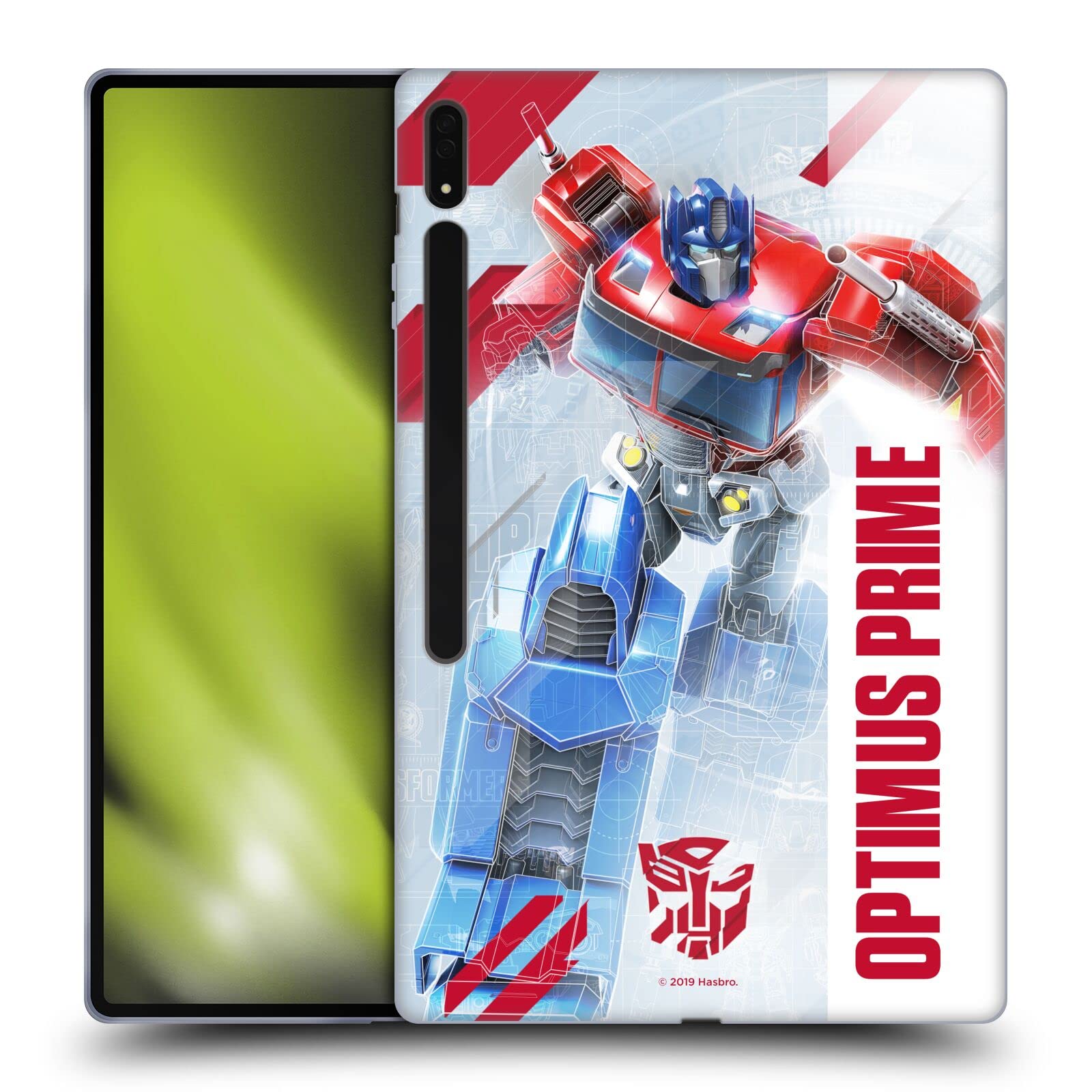 Official Transformers Optimus Prime Autobots Soft Gel Case for Samsung Galaxy Tab S8 Ultra - Licensed Key Art Design | Perfect for Fans, Collectors & Daily Protection