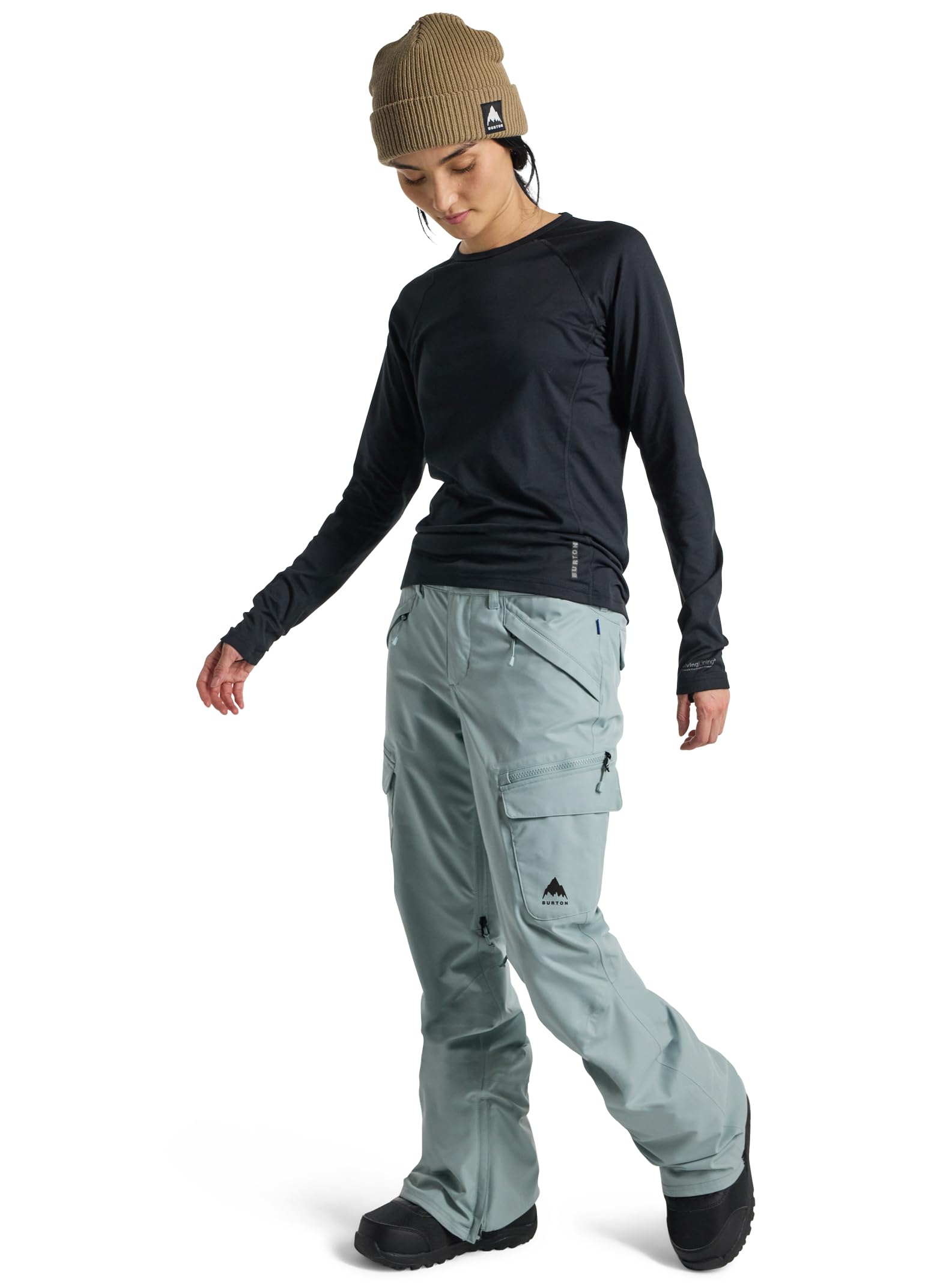 Burton Women's Gloria 2L Stretch Waterproof Ski Pants - Insulated Winter Snow Pants for Skiing, Snowboarding & Outdoor Activities