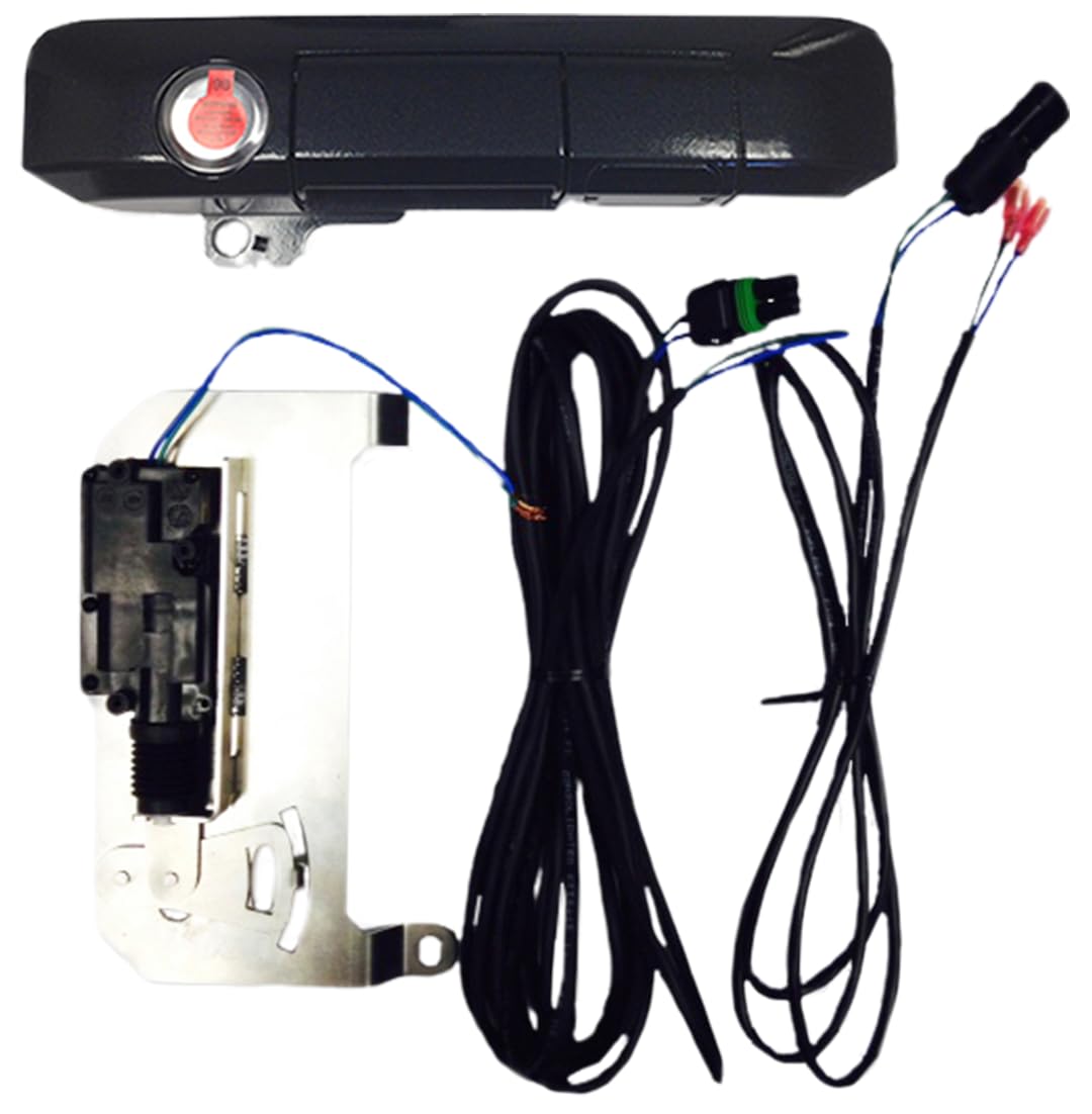 Pop & Lock PL85413 Black Sand Pearl Power Tailgate Lock with Bolt Codeable Technology for Toyota Tacoma - Smart Keyless Entry & Anti-Theft Security - Perfect for Truck Bed Protection & Off-Road Adventures