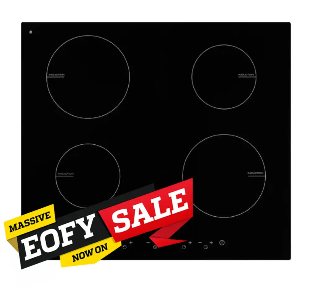 Technika CFEIND641 60cm 4 Zone Induction Cooktop - Fast Heating Electric Stove for Home Kitchen | Perfect for Cooking, Boiling & Frying