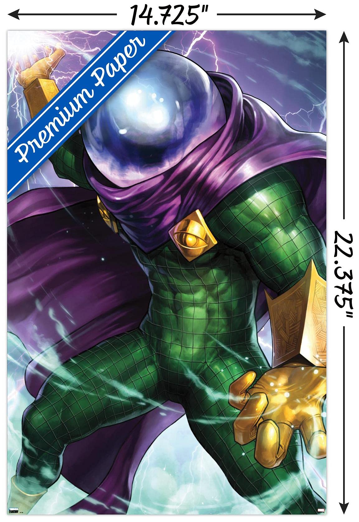 Marvel Comics Mysterio Miles Morales Spider-Man #6 Wall Poster 22.4x14.7 Inches - Premium Unframed Superhero Decor for Bedroom, Game Room & Office