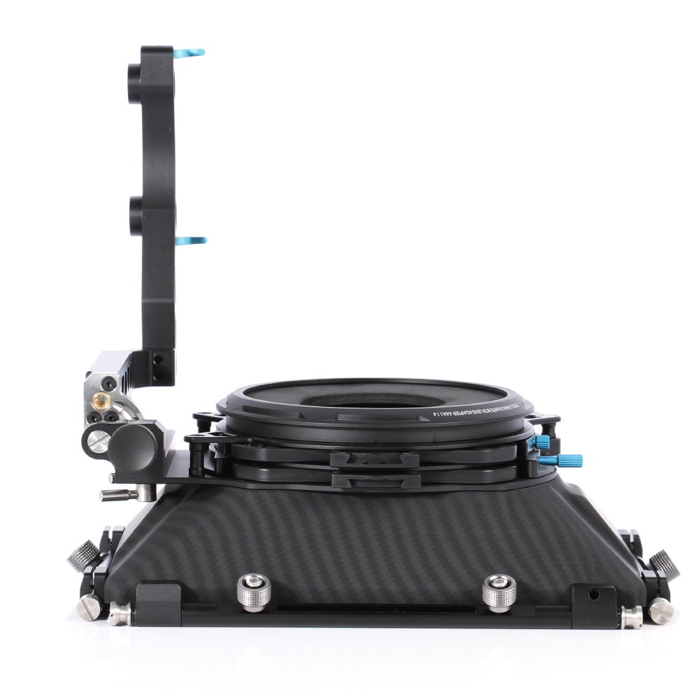 Fotga DP500III Pro 15mm Rail 4x4 DSLR Swing-Away Matte Box with Donuts - Compatible with Sony A7R/A7S II/III, A9, GH6, S5II, Canon 5D/6D/7D, R8/R10/R5C, FS7, C300/C500, BMPCC 4K/6K, Ursa Mini, RED - Perfect for DSLR Video & Cinema Camera Filmmaking
