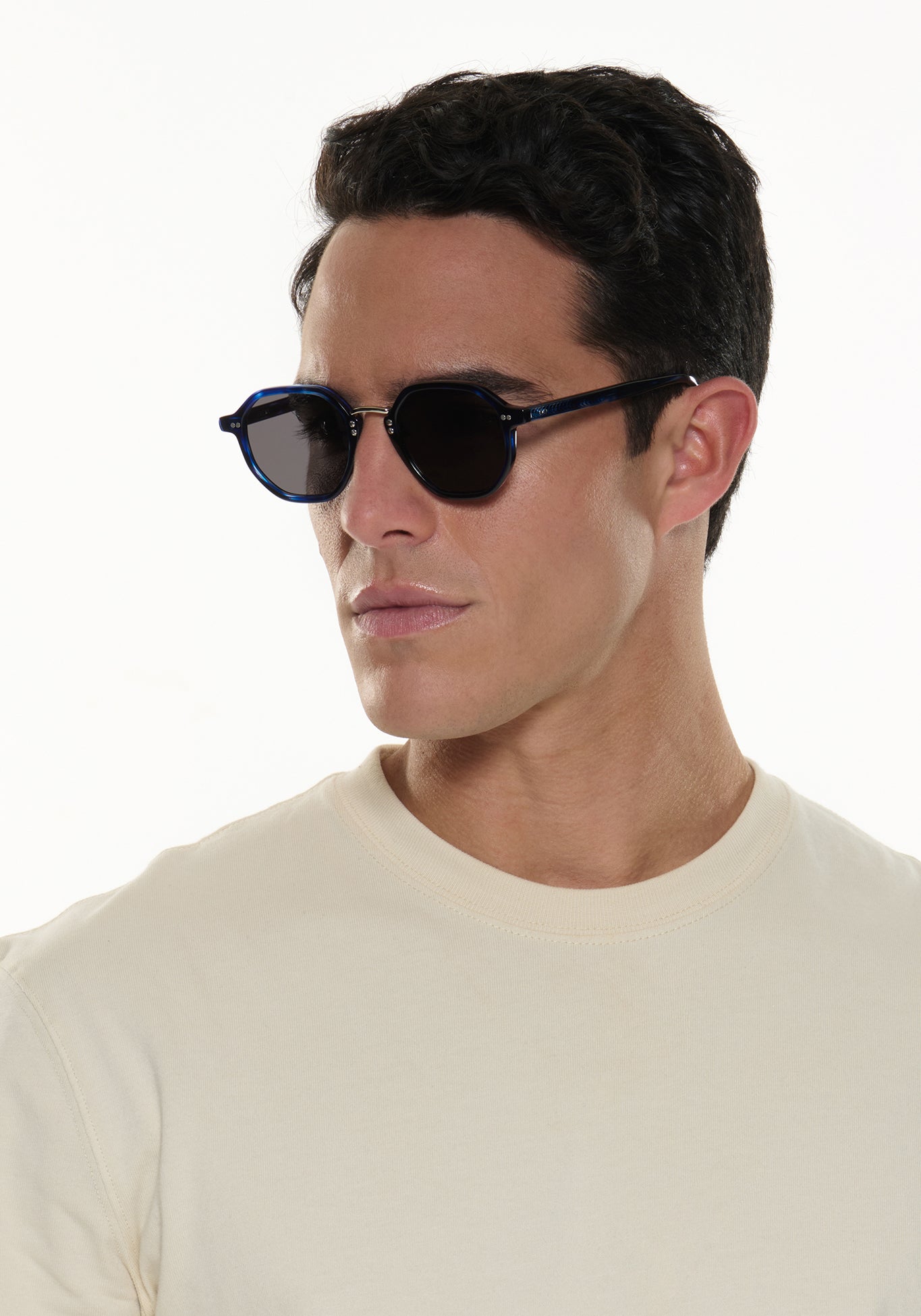 DAKOTA Polarized Sunglasses for Men & Women - Indigo Tortoise Silver Frame - UV Protection for Driving, Fishing & Outdoor Activities
