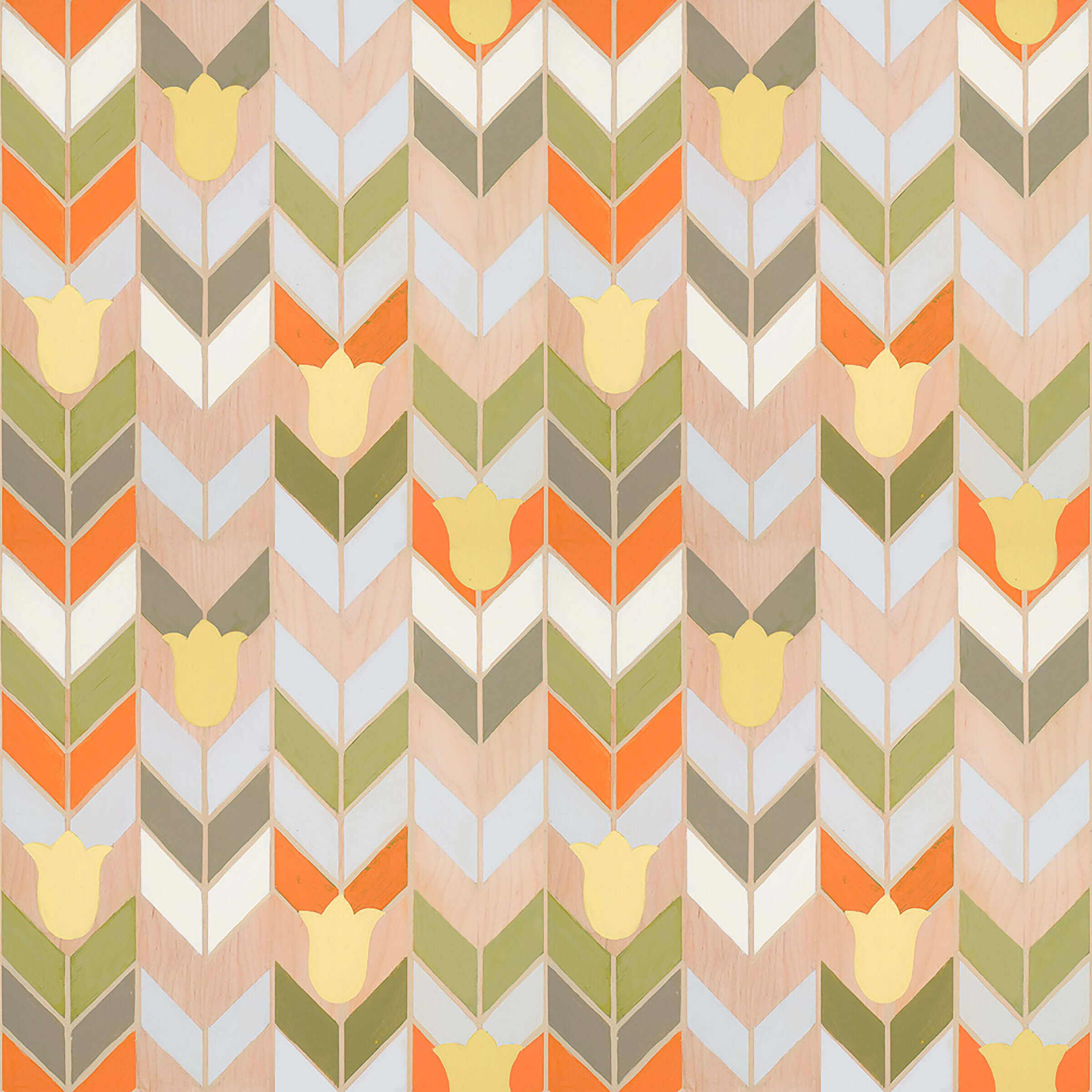 Stylish Chevron Pattern Wallpaper - Peel and Stick Removable Wallpaper for Bedroom, Living Room, Nursery & Home Decor