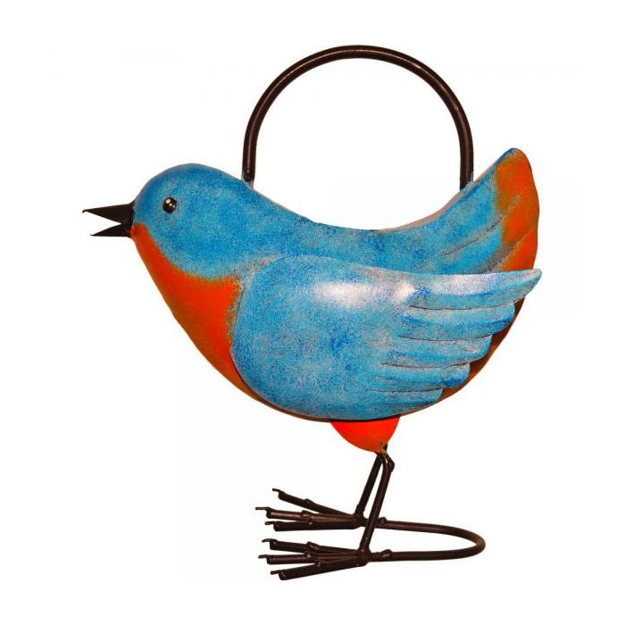 Premium Bluebird Watering Can - 1.5 Gallon Large Capacity Metal Garden Watering Pot with Long Spout - Perfect for Indoor Plants, Outdoor Flowers, and Gardening Enthusiasts
