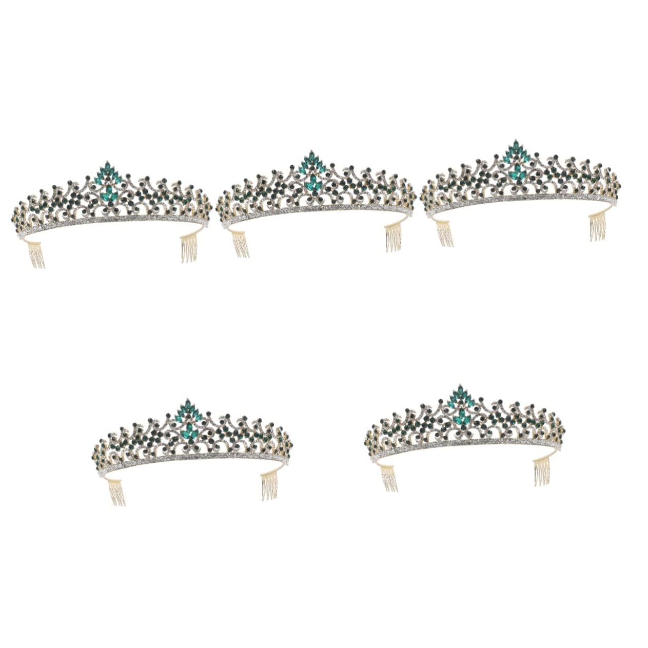 FOMIYES 2pcs Diamond Bridal Tiara Crown - Rhinestone Wedding Hair Jewelry for Women, Prom, Bridesmaids & Special Occasions | Perfect for Weddings, Proms, Banquets & Formal Events